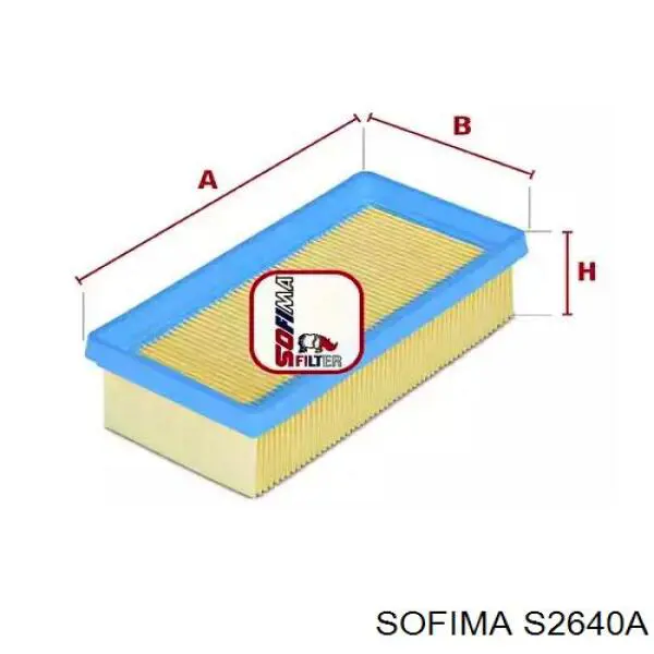 S2640A Sofima воздушный фильтр