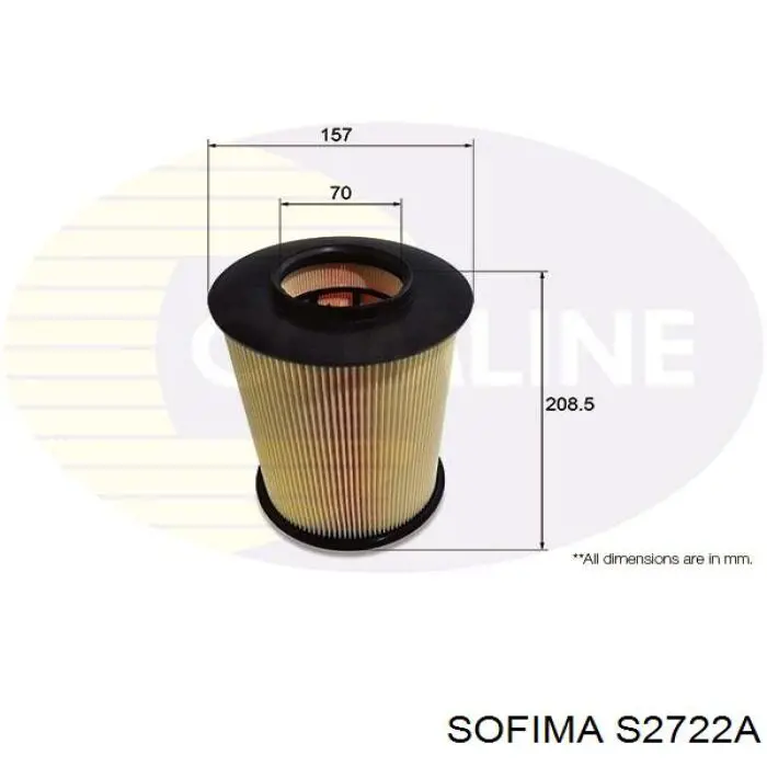 Фильтр воздушный Sofima S2722A