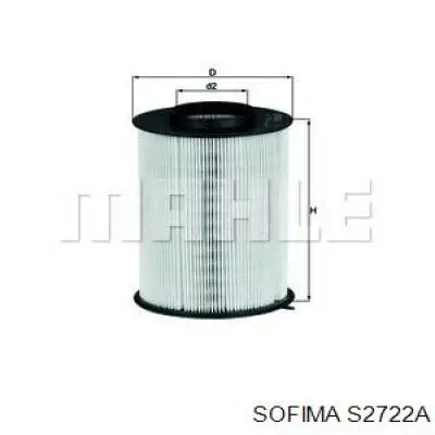 Элемент воздушного фильтра Sofima S2722A цена, от 10.15 USD
