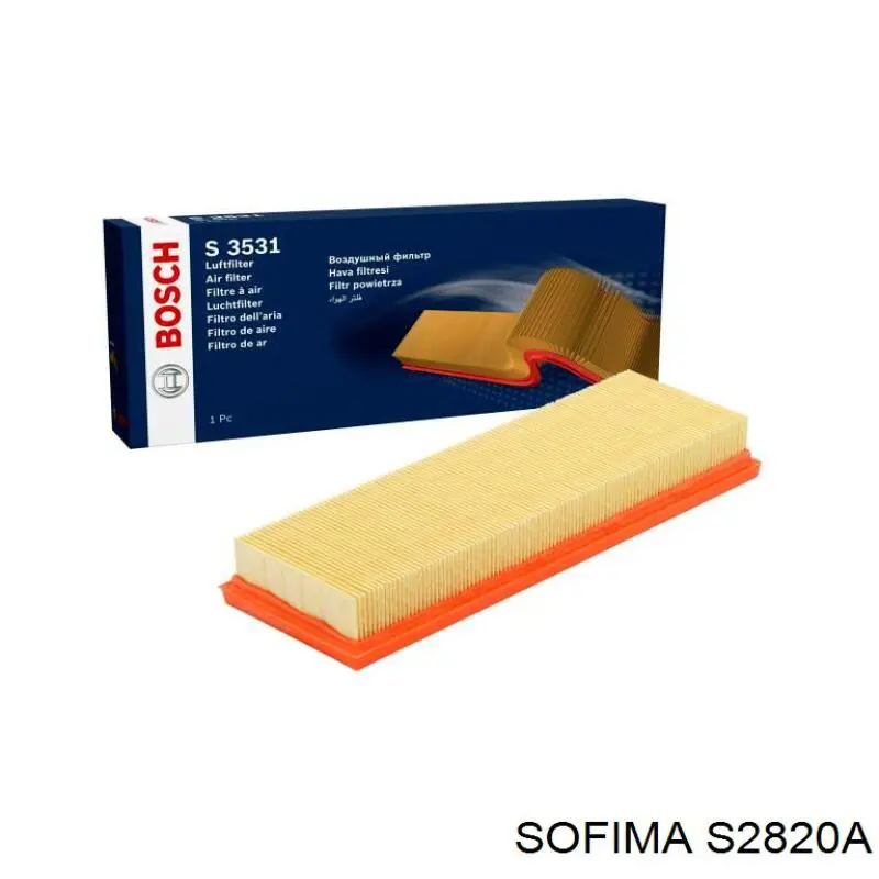 S2820A Sofima Воздушный фильтр двигателя