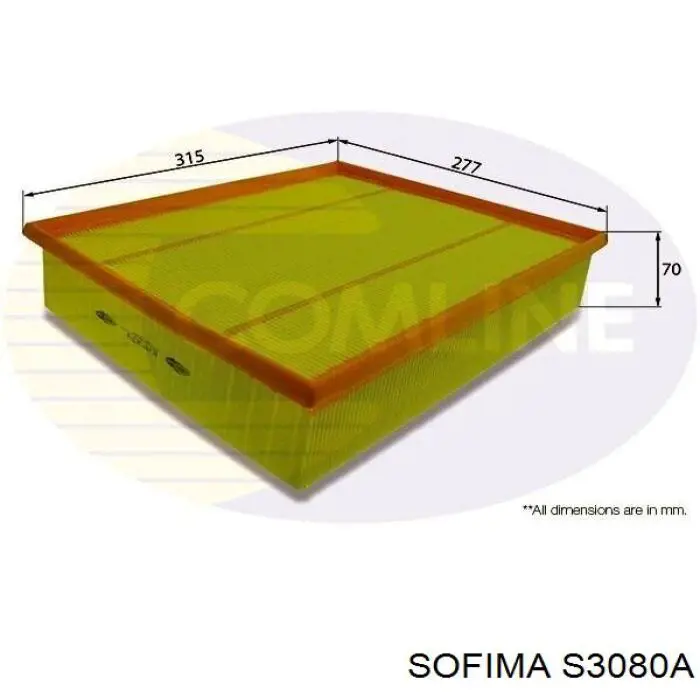 Фильтр воздушный Sofima S3080A