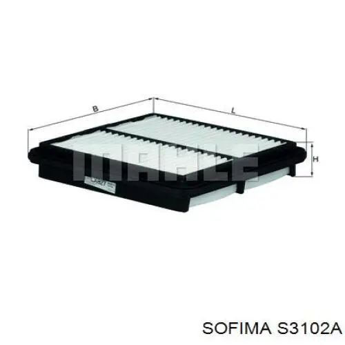 Воздушный фильтр S3102A Sofima