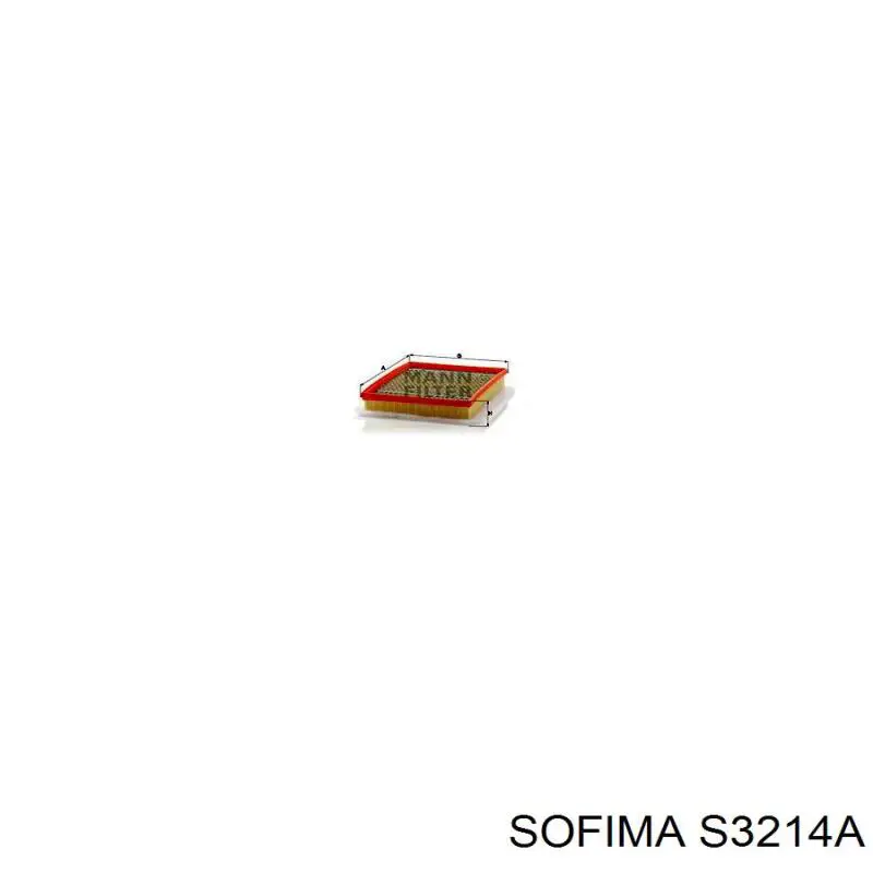 Воздушный фильтр S3214A Sofima