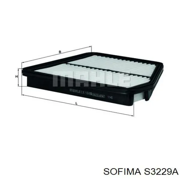 Воздушный фильтр S3229A Sofima