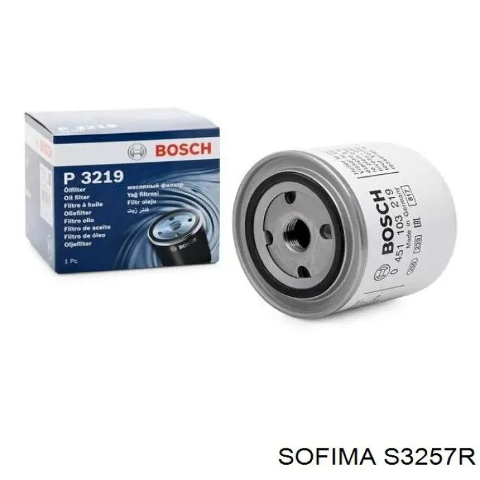 Фильтр масла Sofima S3257R