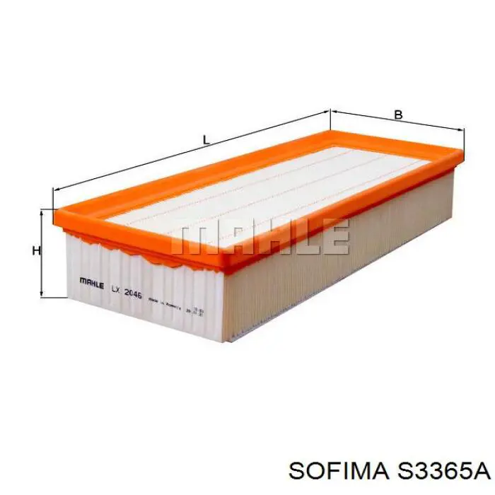 S3365A Sofima воздушный фильтр