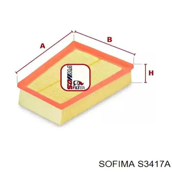 S3417A Sofima воздушный фильтр