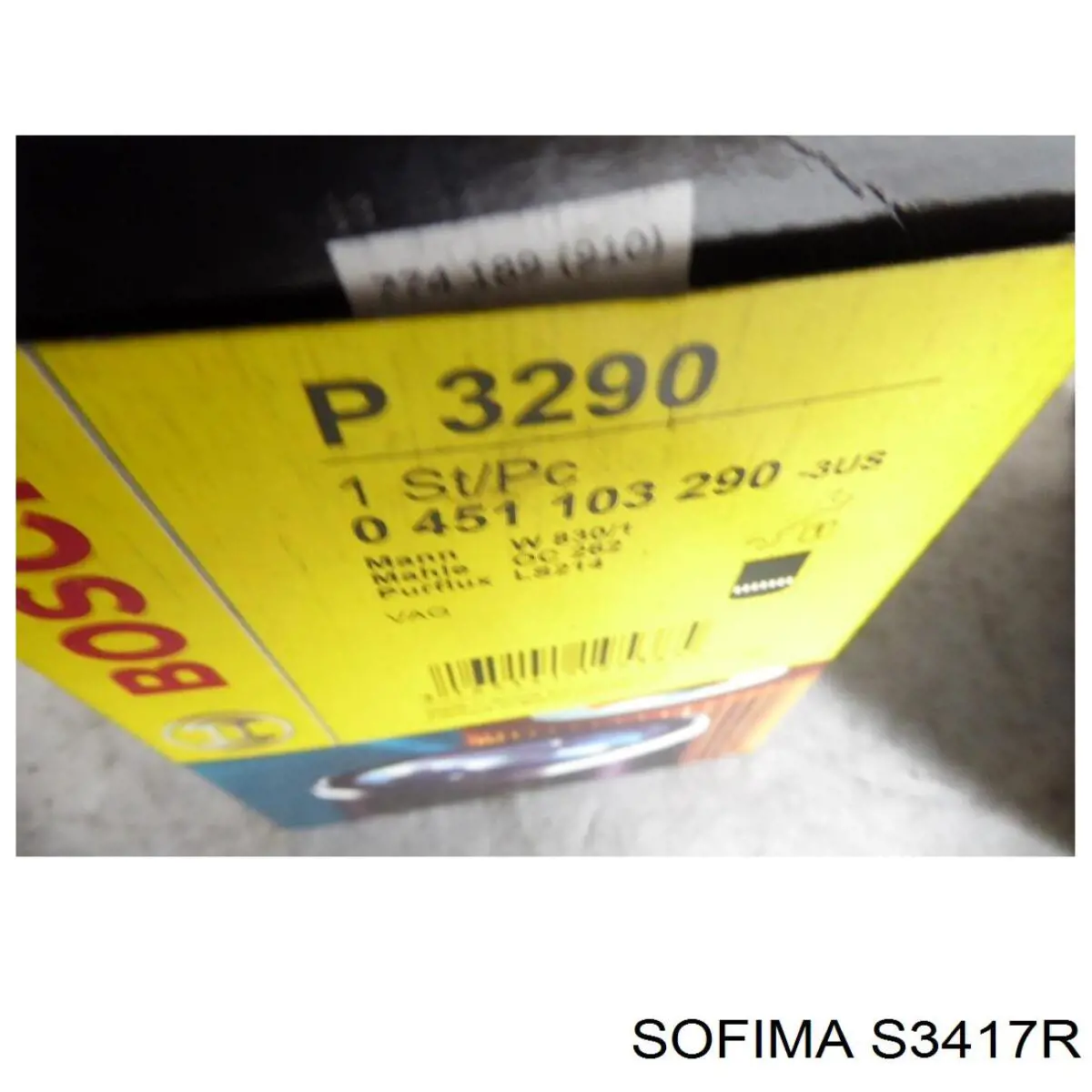 Фильтр масла Sofima S3417R