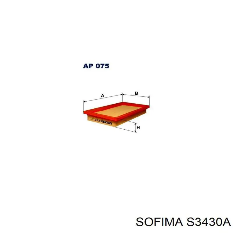 S3430A Sofima воздушный фильтр