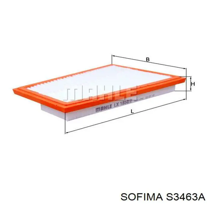 S3463A Sofima воздушный фильтр