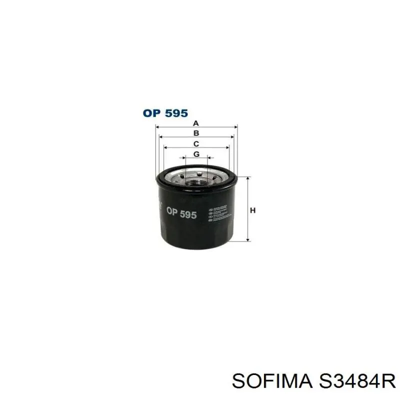 S3484R Sofima Масляный фильтр двигателя