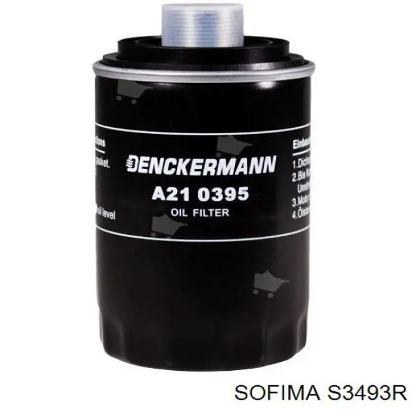 Масляный фильтр S3493R Sofima