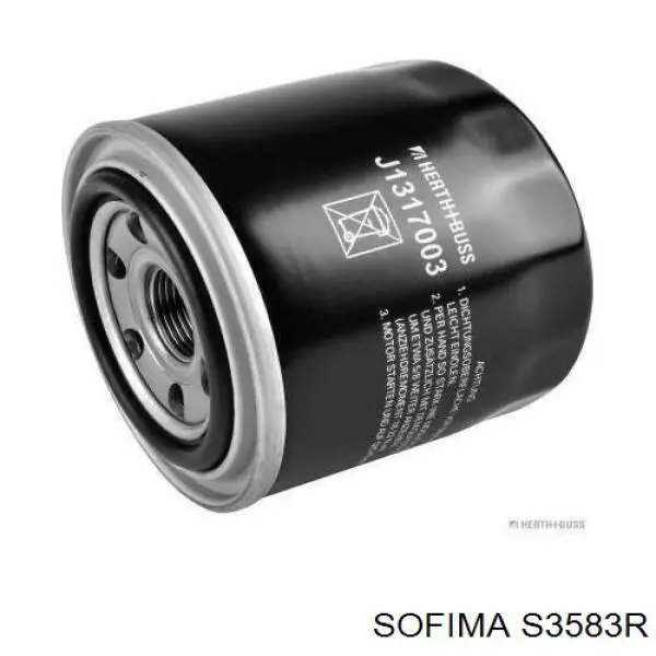 S 3583 R Sofima filtro de óleo
