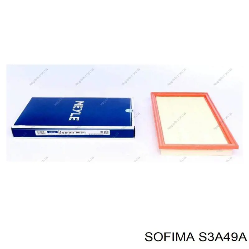 Купить S3A49A Sofima Автомобильный фильтр воздуха
