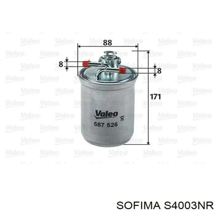 Топливный фильтр S4003NR Sofima