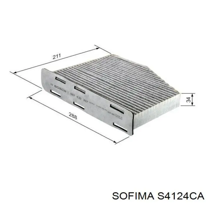 Воздушный фильтр салона Sofima S4124CA