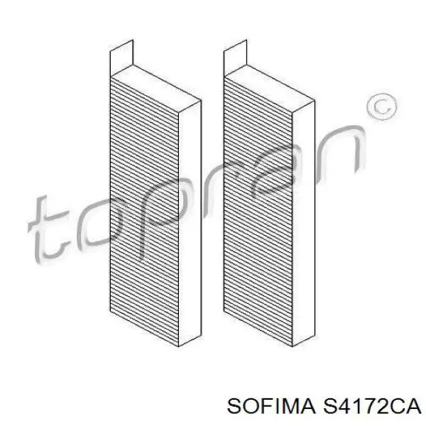 Фильтр салона S4172CA Sofima