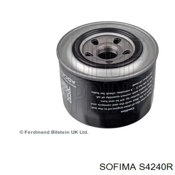 Масляный фильтр S4240R Sofima
