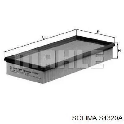 Купить S4320A Sofima Автомобильный фильтр воздуха