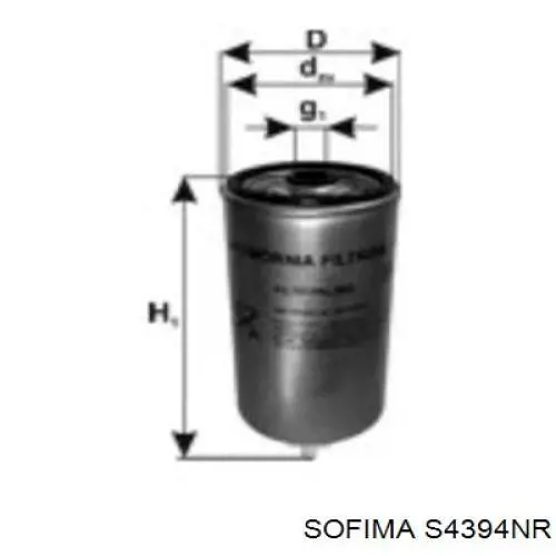 Купить S4394NR Sofima Фильтр-отстойник топлива грубой очистки