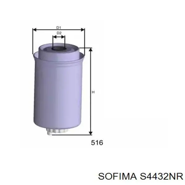 Фильтр тонкой очистки топлива Sofima S4432NR цена, от 10.24 USD
