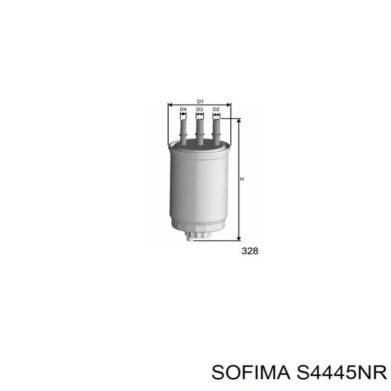Фильтр тонкой очистки топлива Sofima S4445NR цена, от 11.60 USD
