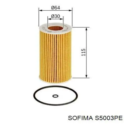 Фильтр очистки масла центробежный Sofima S5003PE цена, от 4.12 USD
