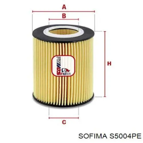 S5004PE Sofima масляный фильтр