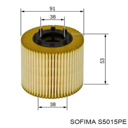 Фильтр масла Sofima S5015PE