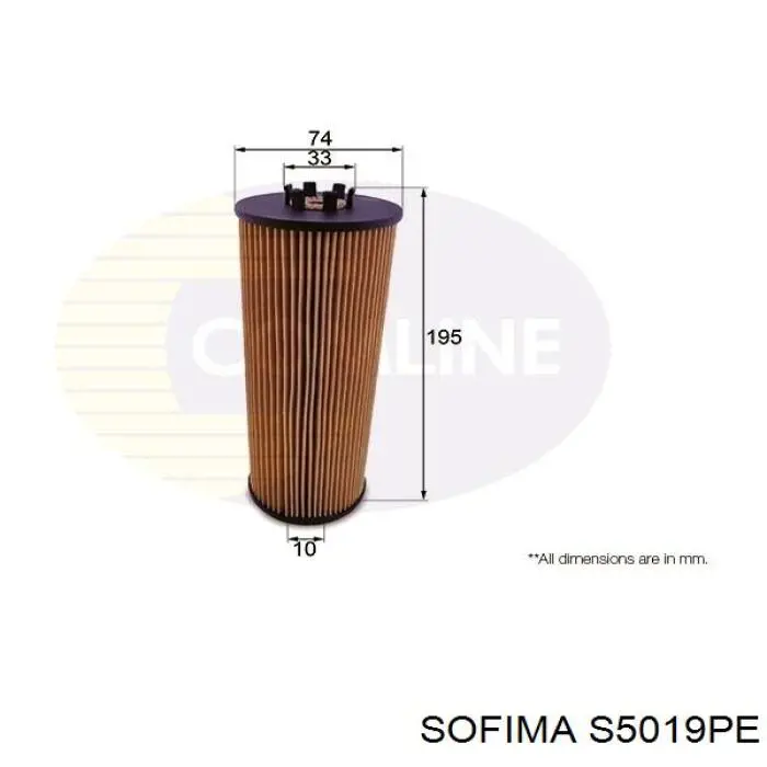 Купить S5019PE Sofima Фильтр центробежный очистки масла