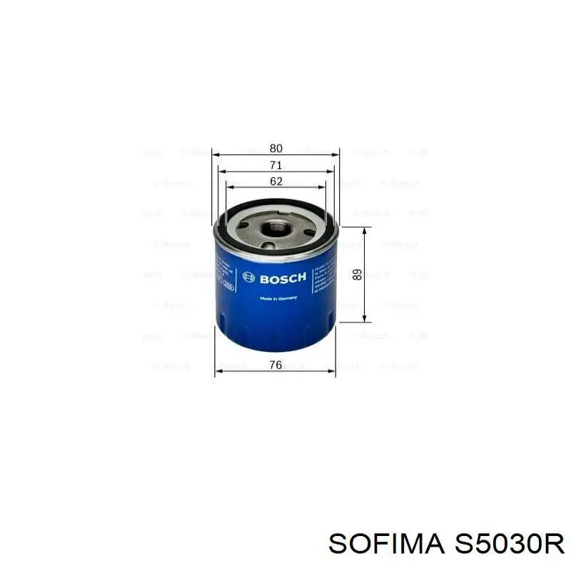 S5030R Sofima Масляный фильтр двигателя