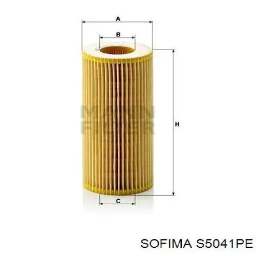 Фильтр масла Sofima S5041PE