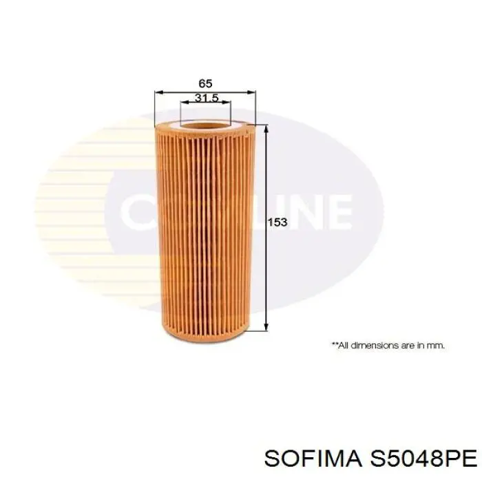 Купить S5048PE Sofima Фильтр центробежный очистки масла
