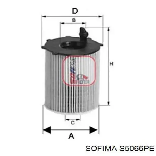 S5066PE Sofima масляный фильтр