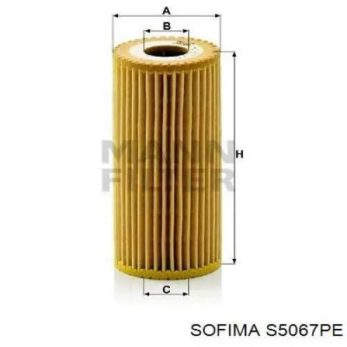 S5067PE Sofima Масляный фильтр двигателя