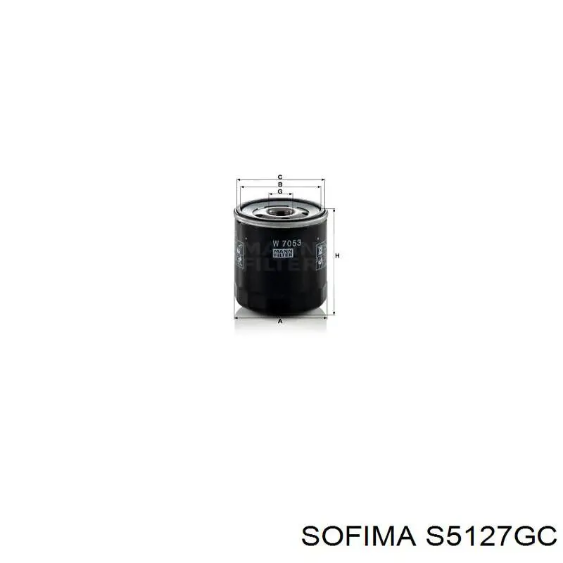 Корпус топливного фильтра S5127GC Sofima