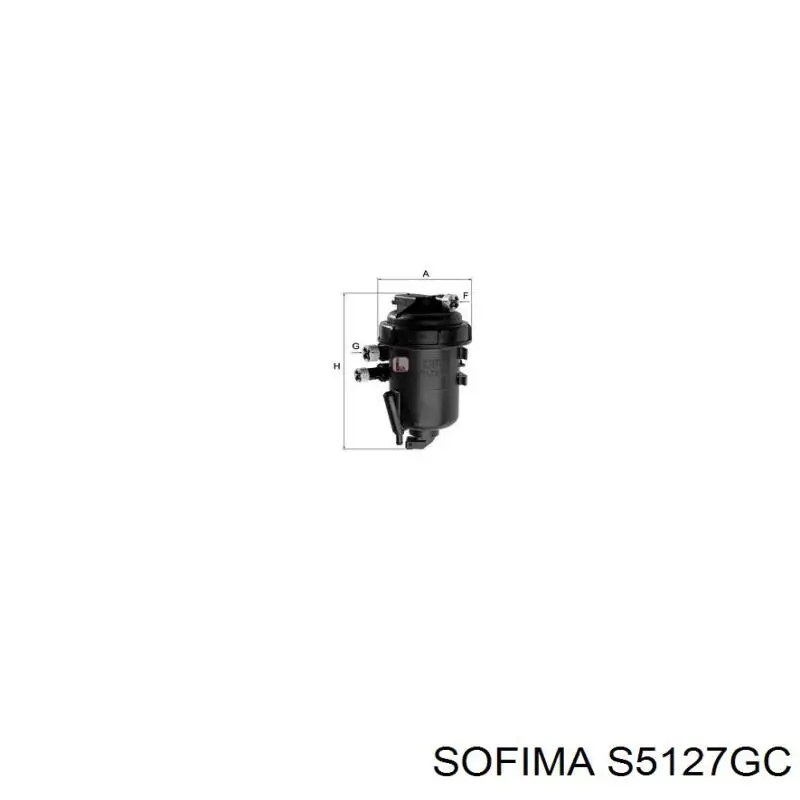 S5127GC Sofima Корпус топливного фильтра
