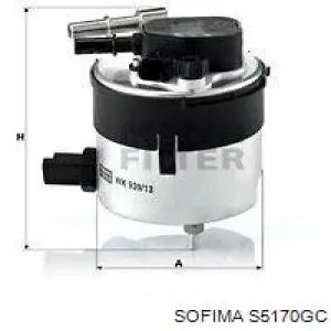 Топливный фильтр S5170GC Sofima