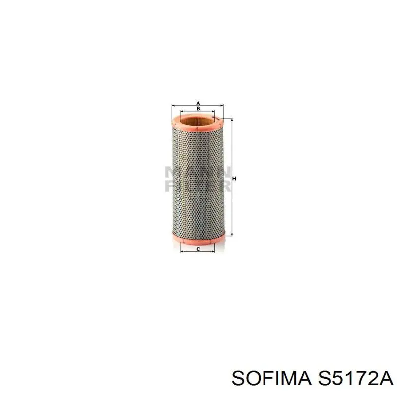 Filtro de aire S5172A Sofima