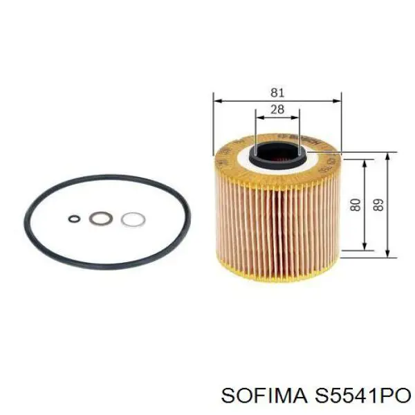 Фильтр очистки масла центробежный Sofima S5541PO цена, от 4.54 USD