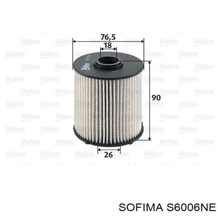 S6006NE Sofima топливный фильтр