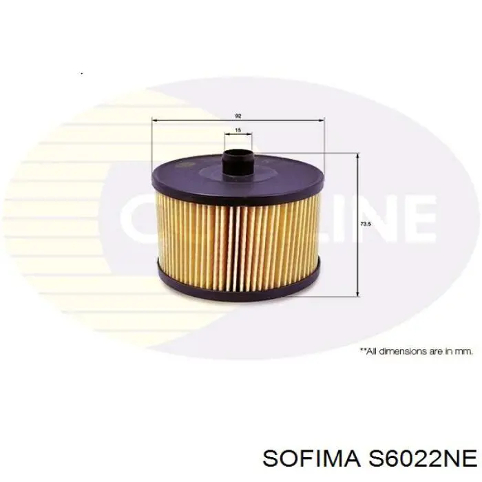 Топливный фильтр S6022NE Sofima