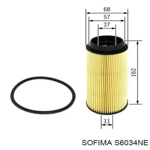 Купить S6034NE Sofima Фильтр-отстойник топлива грубой очистки