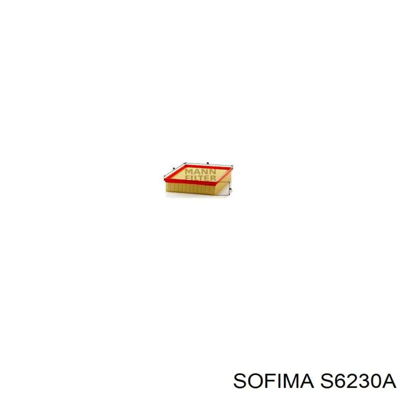 Фильтр воздушный Sofima S6230A