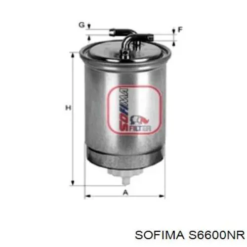 S6600NR Sofima топливный фильтр