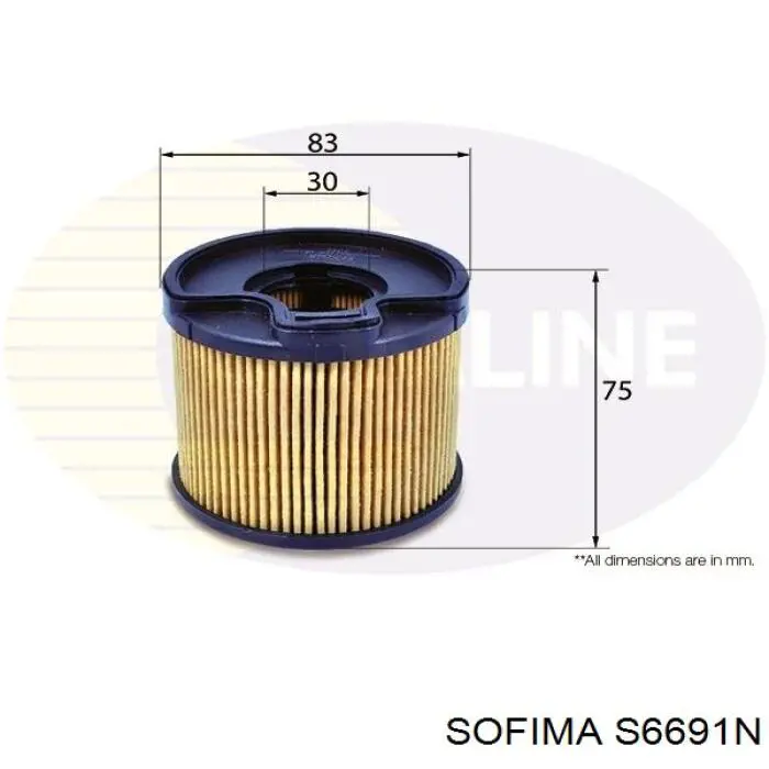 Купить S6691N Sofima Фильтр-отстойник топлива грубой очистки