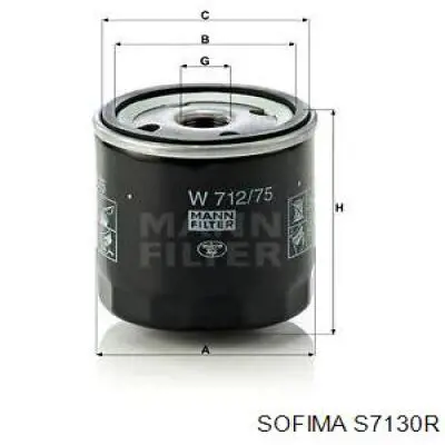Корпус масляного фильтра Sofima S7130R цена, от 3.38 USD