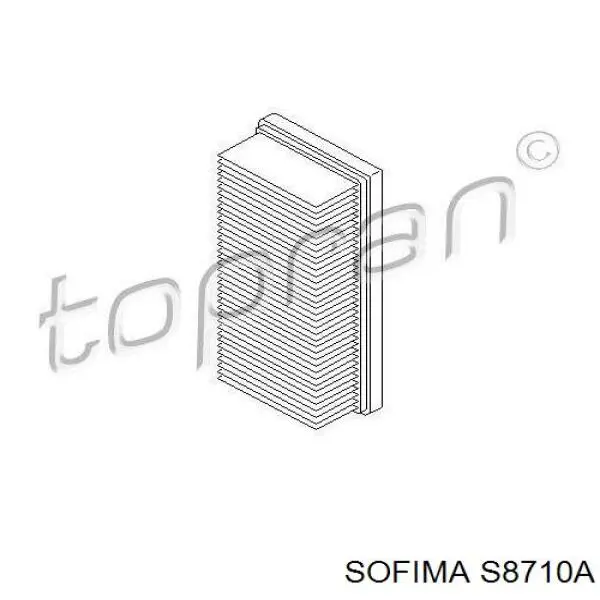 Элемент воздушного фильтра Sofima S8710A цена, от 2.55 USD