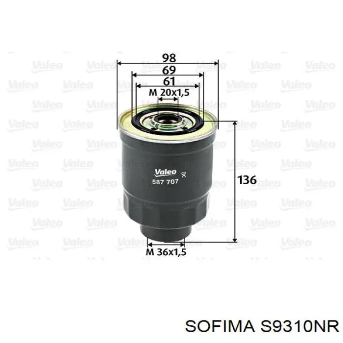 S9310NR Sofima