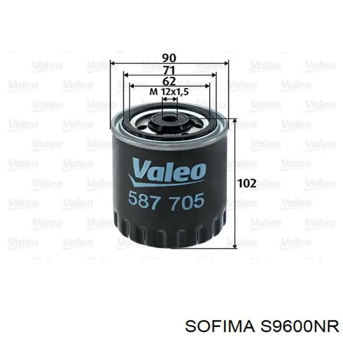 Фильтр тонкой очистки топлива Sofima S9600NR цена, от 4.58 USD